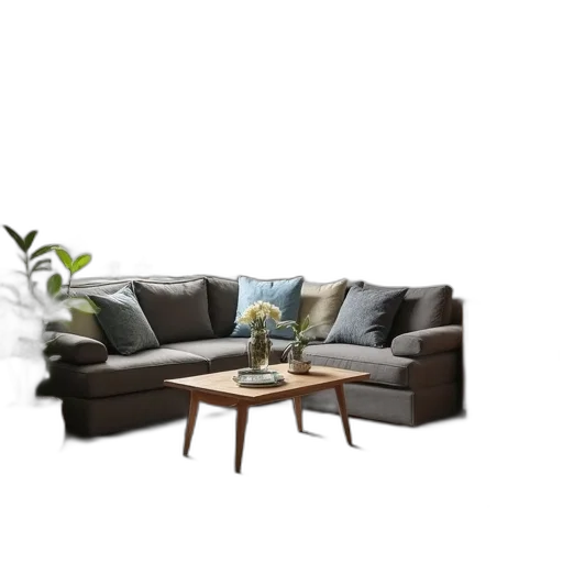 furniture, 3d render, photorealistic, concept art transparent PNG cut-out