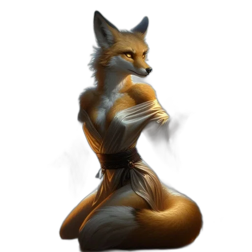 staff, animal, concept art, fantasy art, 3d render, photorealistic, golden, anthropomorphic transparent PNG cut-out