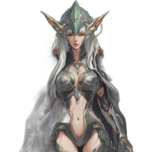 dragon, dress, fantasy art, concept art, pixel art, comic book art, green, dark transparent PNG cut-out