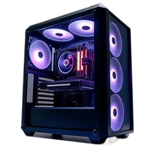 robot, 3d render, cyberpunk, vaporwave, image, computer, chassis transparent PNG cut-out