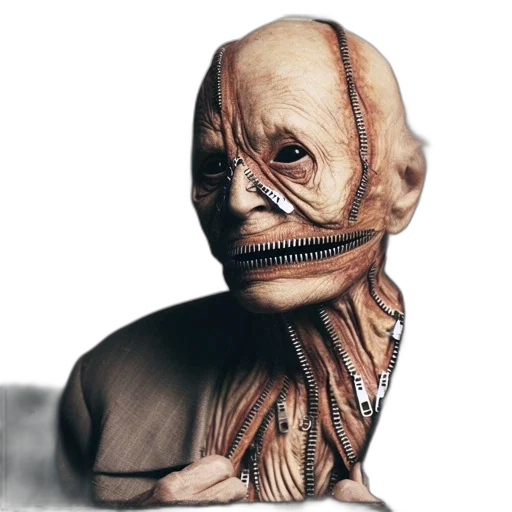 mask, creature, face, robot, concept art, 3d render, photorealistic, fantasy art transparent PNG cut-out