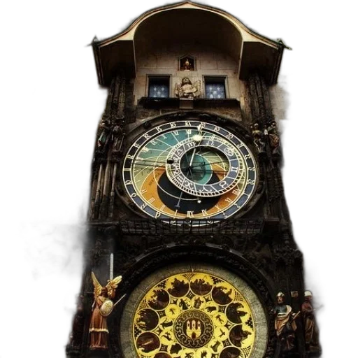 jewelry, concept art, 3d render, photorealistic, fantasy art, large, clock, tower transparent PNG cut-out