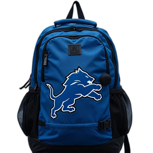 northwest, detroit, lions, backpack transparent PNG cut-out