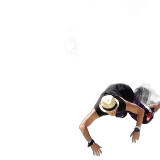 creature, hat, animal, mask, concept art, 3d render, photorealistic, skateboarder transparent PNG cut-out