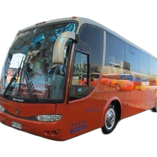 staff, 3d render, photorealistic, red, bus, word, super, visible transparent PNG cut-out