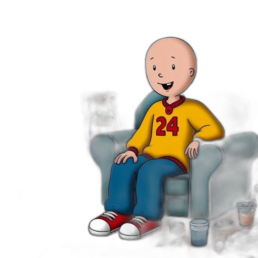 cartoon, concept art, 3d render, photorealistic, bald, boy, wearing, yellow transparent PNG cut-out