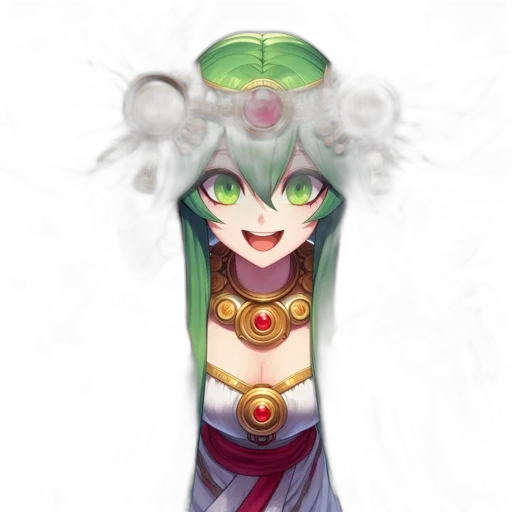 mask, staff, crown, jewelry, fantasy art, concept art, pixel art, anime transparent PNG cut-out