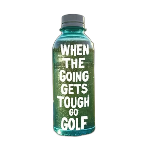 bottle, water, words, when transparent PNG cut-out