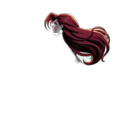 hair, staff, animal, creature, anime, concept art, fantasy art, cartoon transparent PNG cut-out