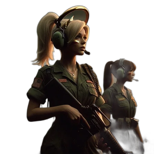 staff, weapon, concept art, 3d render, fantasy art, cyberpunk, earth tones, two transparent PNG cut-out