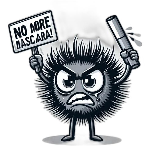 hair, staff, creature, cartoon, concept art, anthropomorphic, spiky, fierce transparent PNG cut-out