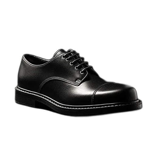 shoes, photorealistic, 3d render, derby transparent PNG cut-out