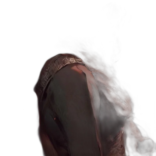 jacket, mask, face, creature, concept art, photorealistic, cyberpunk, fantasy art transparent PNG cut-out