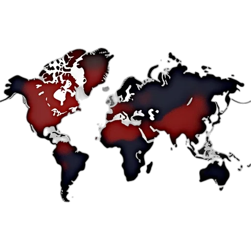 staff, 3d render, red, dark transparent PNG cut-out