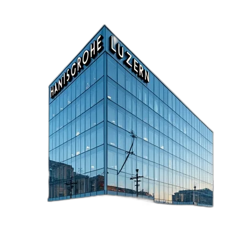 building, furniture, 3d render, photorealistic, modern, glass, reflective, facade transparent PNG cut-out