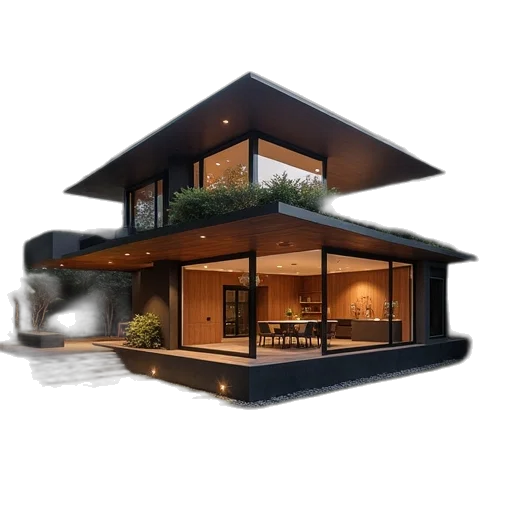 building, furniture, 3d render, photorealistic transparent PNG cut-out