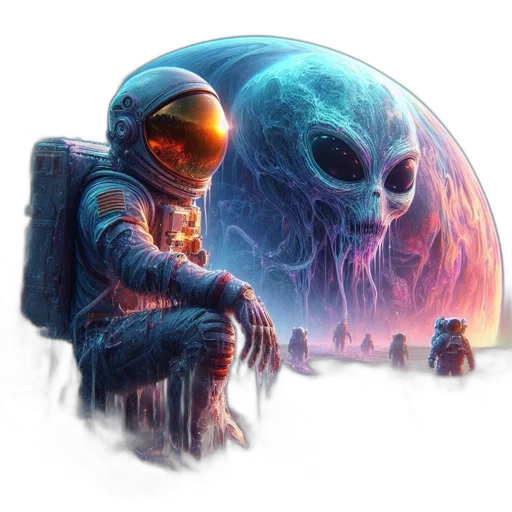 creature, robot, mask, face, concept art, fantasy art, cyberpunk, pixel art transparent PNG cut-out