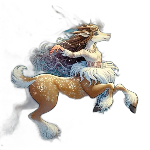 dragon, creature, fantasy art, concept art, watercolor, pixel art, golden, snowy transparent PNG cut-out