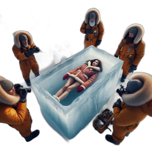 jacket, furniture, concept art, outer space, underwater, snow, fire, group transparent PNG cut-out