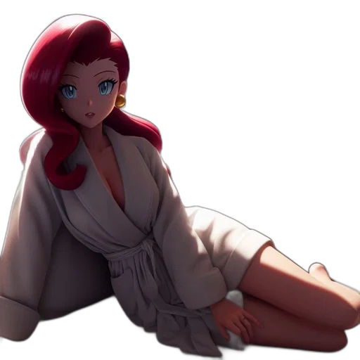dress, staff, concept art, fantasy art, anime, pixel art, underwater, fire transparent PNG cut-out