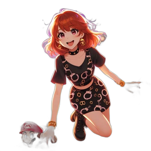dress, jewelry, creature, weapon, pixel art, concept art, cartoon, anime transparent PNG cut-out