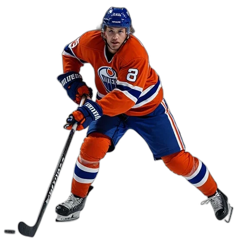 patas, autographed, oilers, hockey, player, photo transparent PNG cut-out