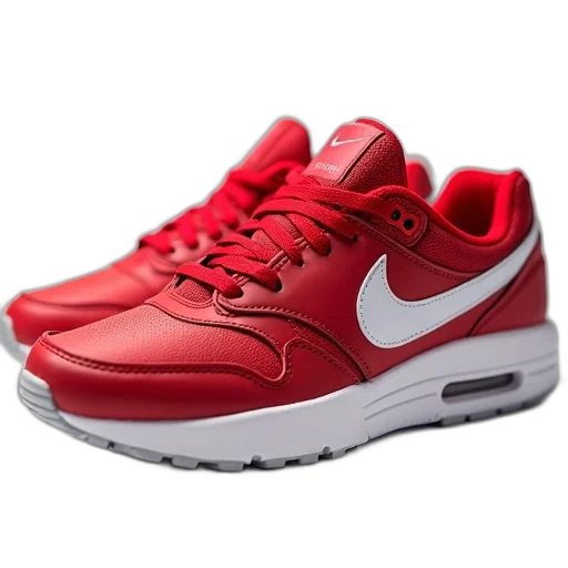 shoes, red, close-up, view, white, nike, sneaker, sole transparent PNG cut-out