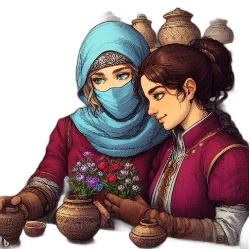 jewelry, flower, fantasy art, oil painting, concept art, pixel art, snow, rain transparent PNG cut-out