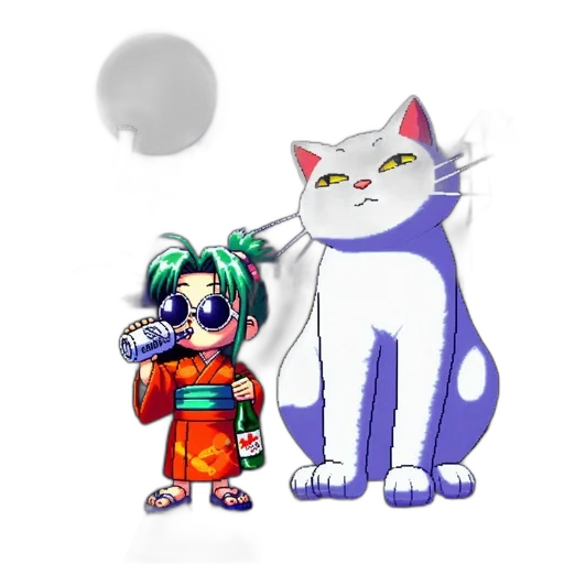 staff, weapon, pixel art, anime, vaporwave, concept art, outer space, snow transparent PNG cut-out