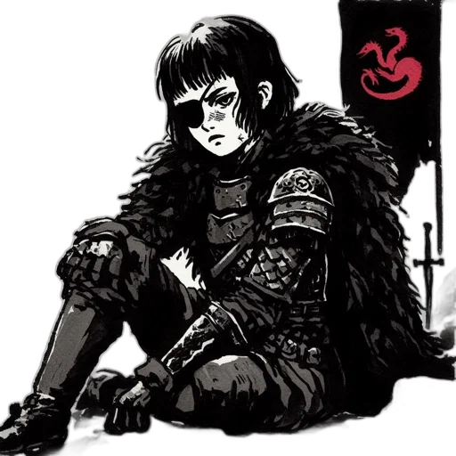 dragon, weapon, comic book art, concept art, fantasy art, cartoon, red, dark transparent PNG cut-out
