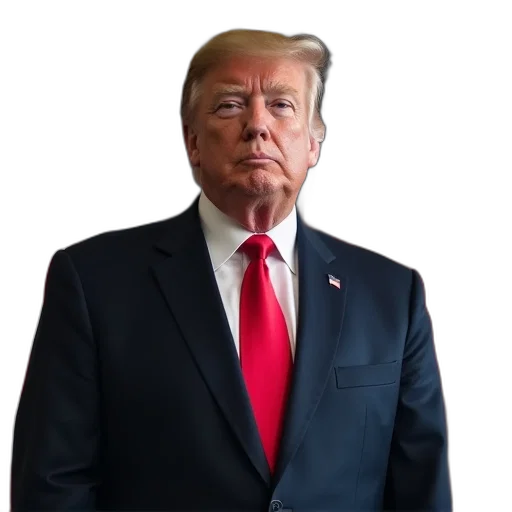staff, face, animal, jacket, photorealistic, 3d render, trump, administration transparent PNG cut-out