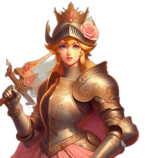 crown, sword, staff, weapon, fantasy art, concept art, pixel art, 3d render transparent PNG cut-out