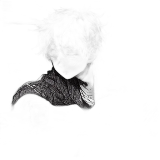 mask, hair, face, dragon, photorealistic, concept art, pencil sketch, 3d render transparent PNG cut-out