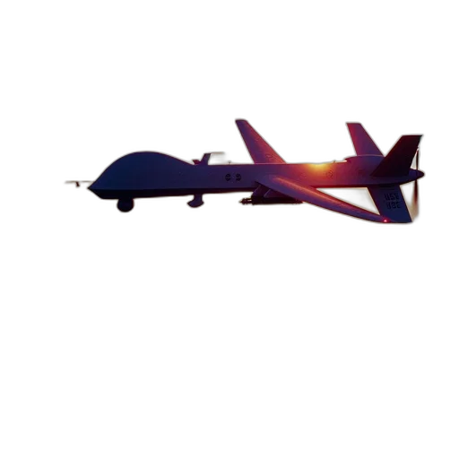 weapon, robot, animal, dragon, 3d render, concept art, drone, mq-9 transparent PNG cut-out