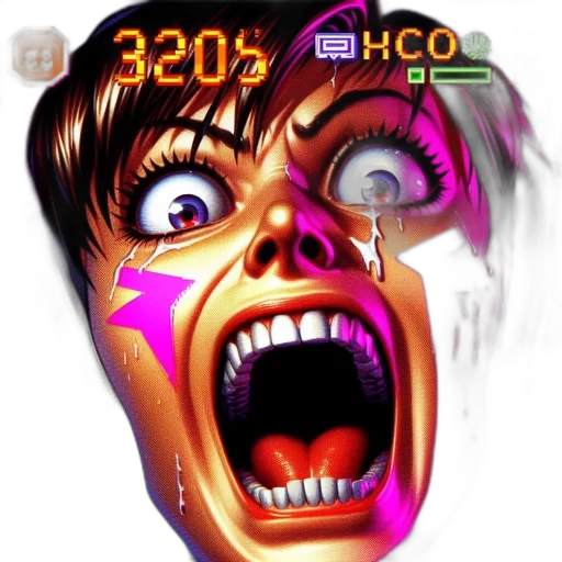 face, mask, vaporwave, cyberpunk, concept art, comic book art, neon lights, neon transparent PNG cut-out
