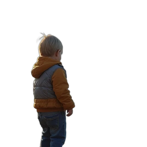 jacket, staff, face, robot, 3d render, photorealistic, concept art, outer space transparent PNG cut-out