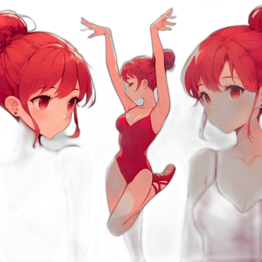 dress, creature, anime, concept art, pixel art, cartoon, fire, red transparent PNG cut-out