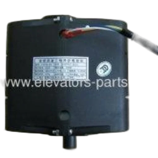 image, elevator, motor, black, casing, white, labels, featuring transparent PNG cut-out
