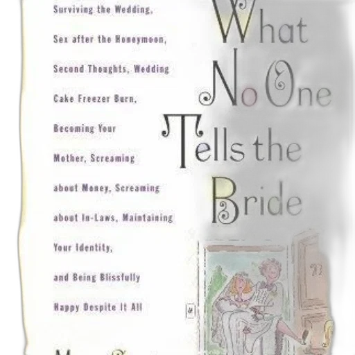 book, cover, titled, what, one, tells, bride, cartoon transparent PNG cut-out