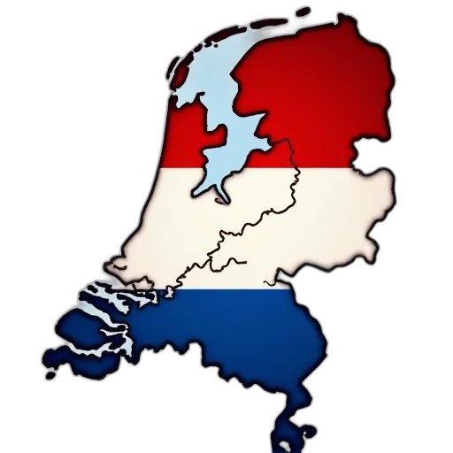 netherlands, map, dutch, flag, corner transparent PNG cut-out
