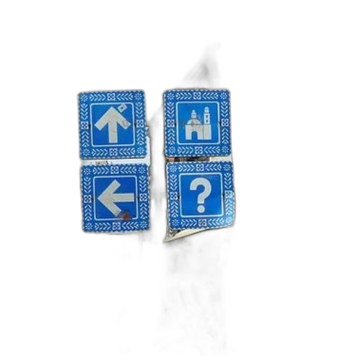 jewelry, jacket, crown, 3d render, blue, sign, arrow, pointing transparent PNG cut-out