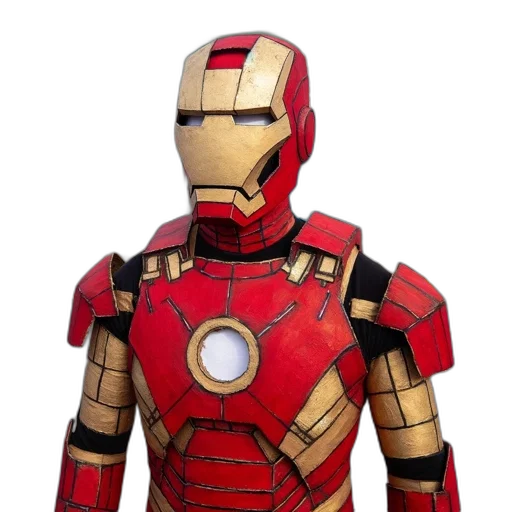 robot, jacket, mask, 3d render, concept art, comic book art, individual, dressed transparent PNG cut-out