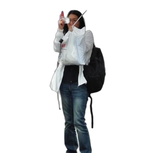 jacket, staff, umbrella, bottle transparent PNG cut-out