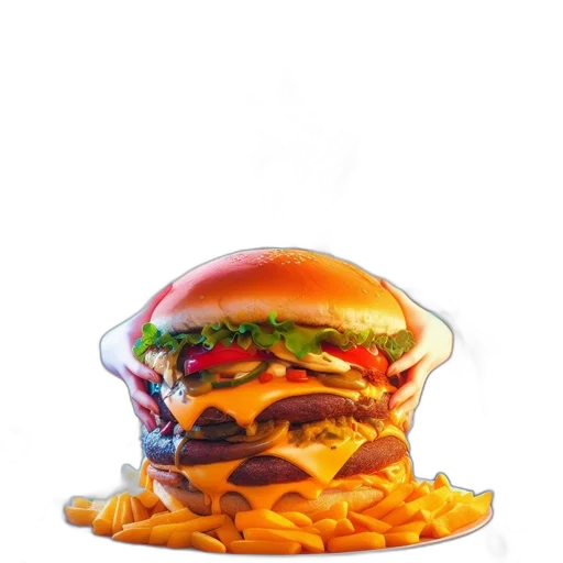 food, crown, animal, hat, photorealistic, 3d render, oil painting, pixel art transparent PNG cut-out