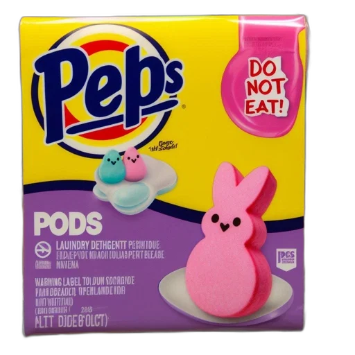food, image, displays, package, colorful, peep, candies, featuring transparent PNG cut-out