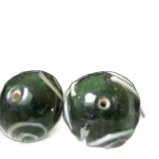 jewelry, 3d render, photorealistic, green, close-up, beads, white, black transparent PNG cut-out