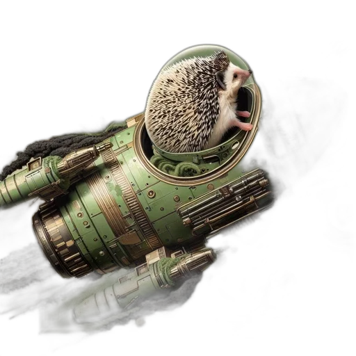 robot, weapon, creature, concept art, 3d render, fantasy art, photorealistic, outer space transparent PNG cut-out