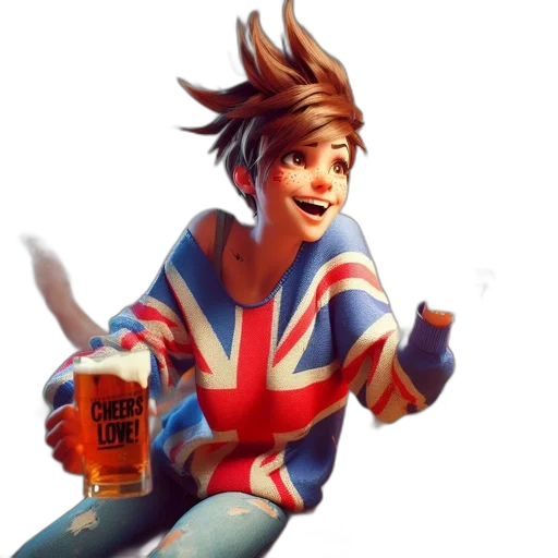 jacket, food, staff, weapon, concept art, 3d render, fantasy art, cartoon transparent PNG cut-out