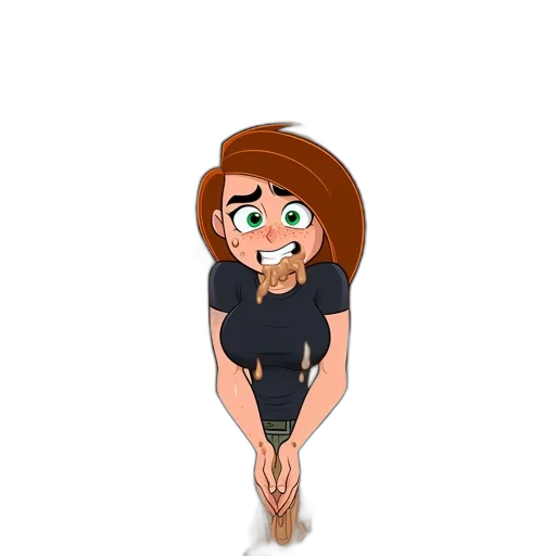 dress, staff, hair, jewelry, cartoon, pixel art, concept art, 3d render transparent PNG cut-out