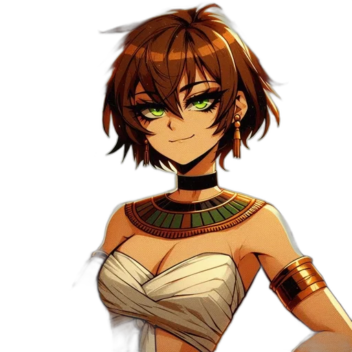 staff, mask, dress, fantasy art, pixel art, anime, concept art, golden transparent PNG cut-out